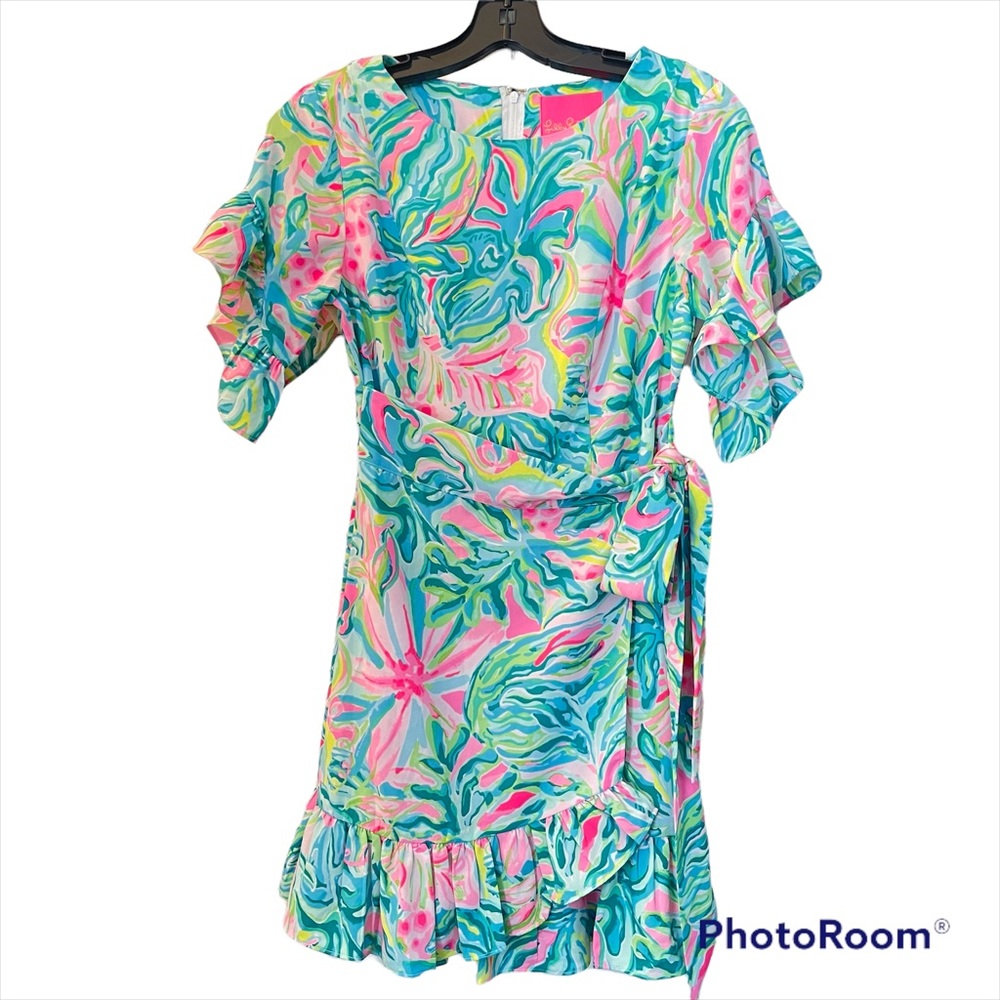 Lilly Pulitzer(R) Darlah Print Ruffle Dress